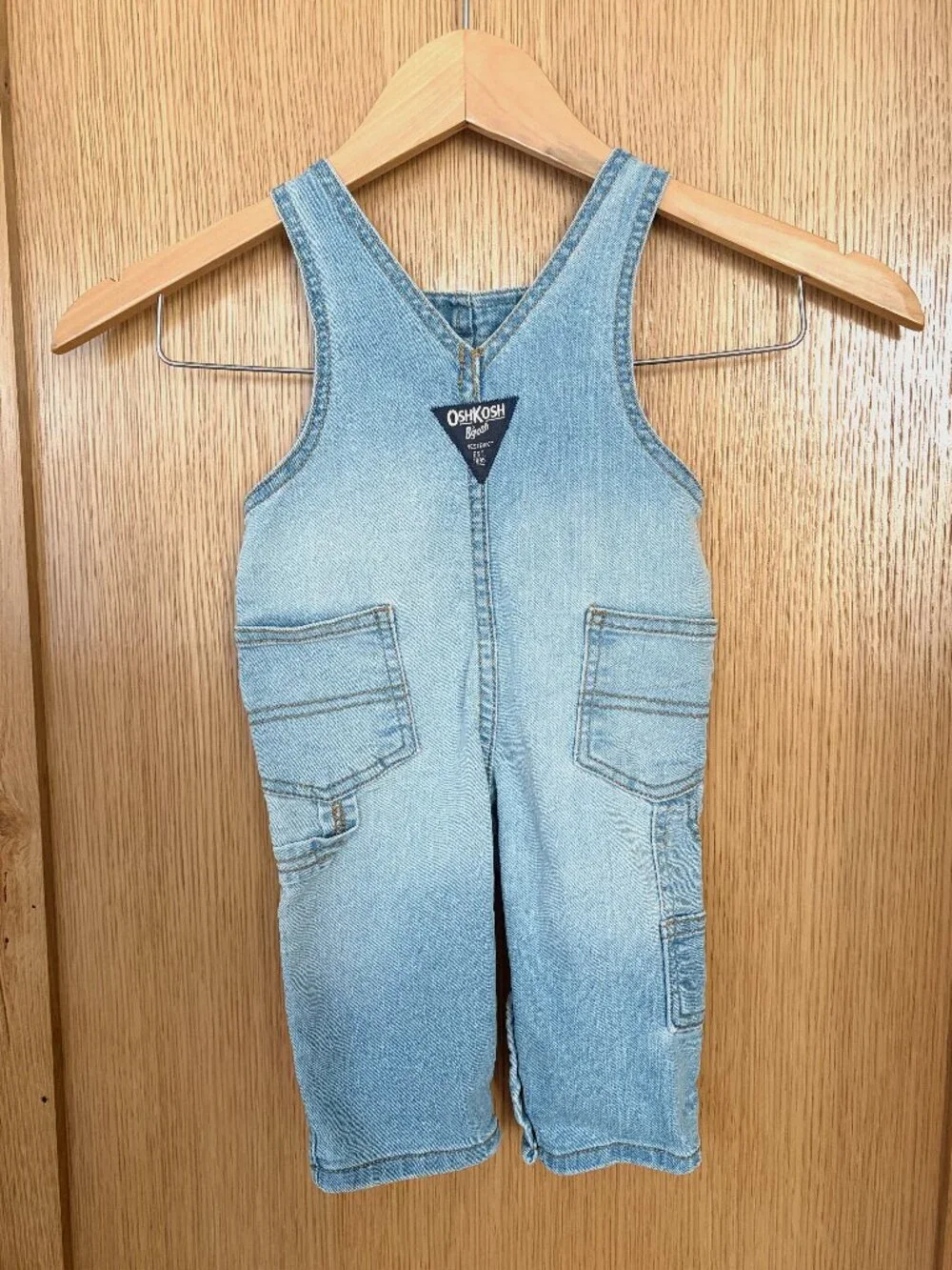 OshKosh B'gosh Vestback Infant Denim Overalls